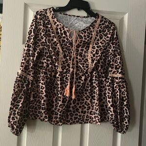 Leopard Print Top